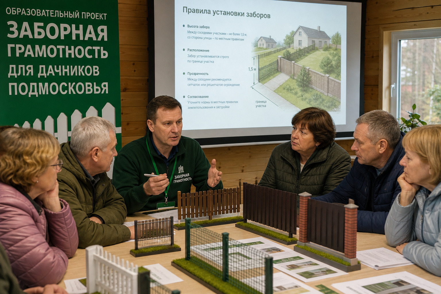 В Московской области запустили образовательный проект «Заборная грамотность» для дачников - изображение