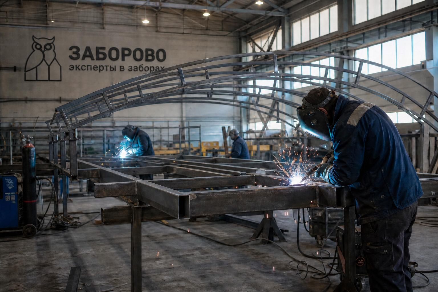 Собственное производство навесов для автомобилей