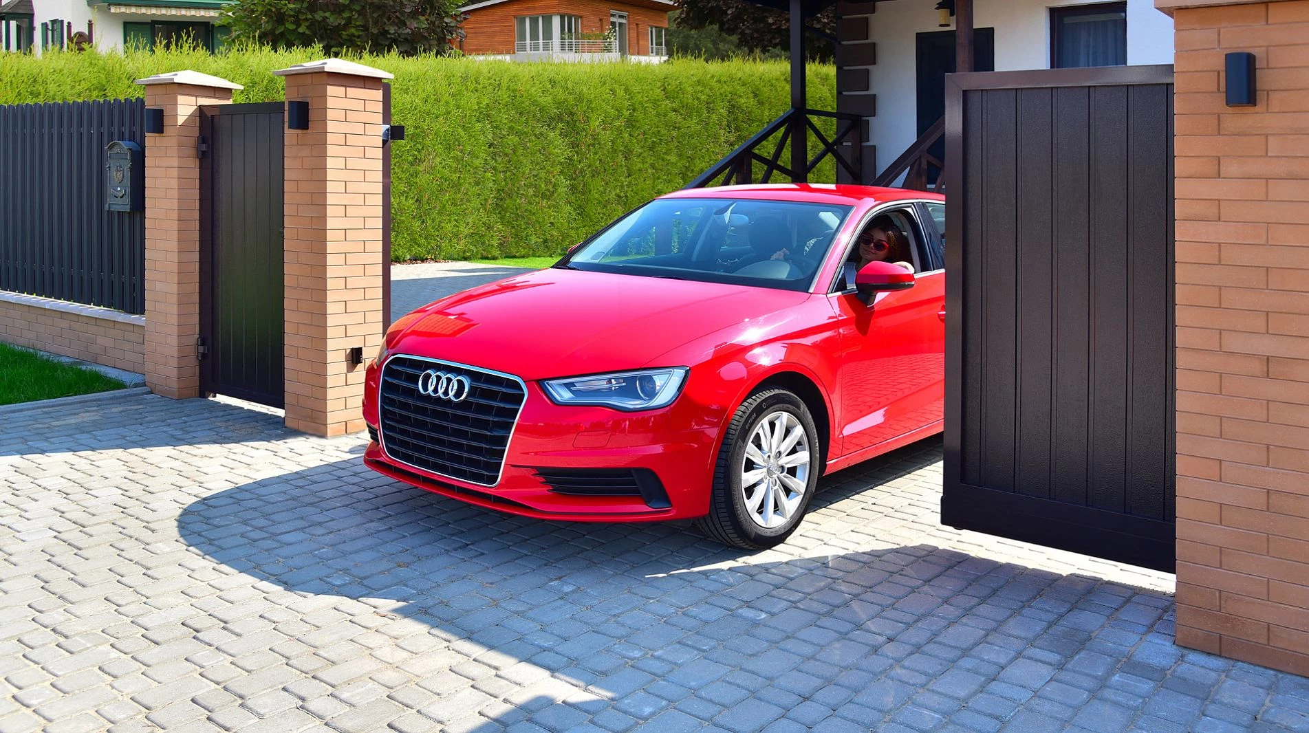 Автоматические откатные ворота